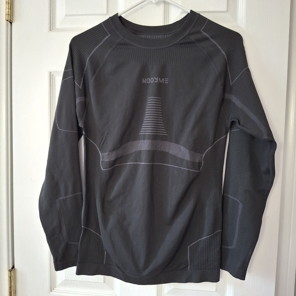 Nooyme Cycling Shirt Black Biking Compression Bamboo Blend 2XL XXL Bike Gear